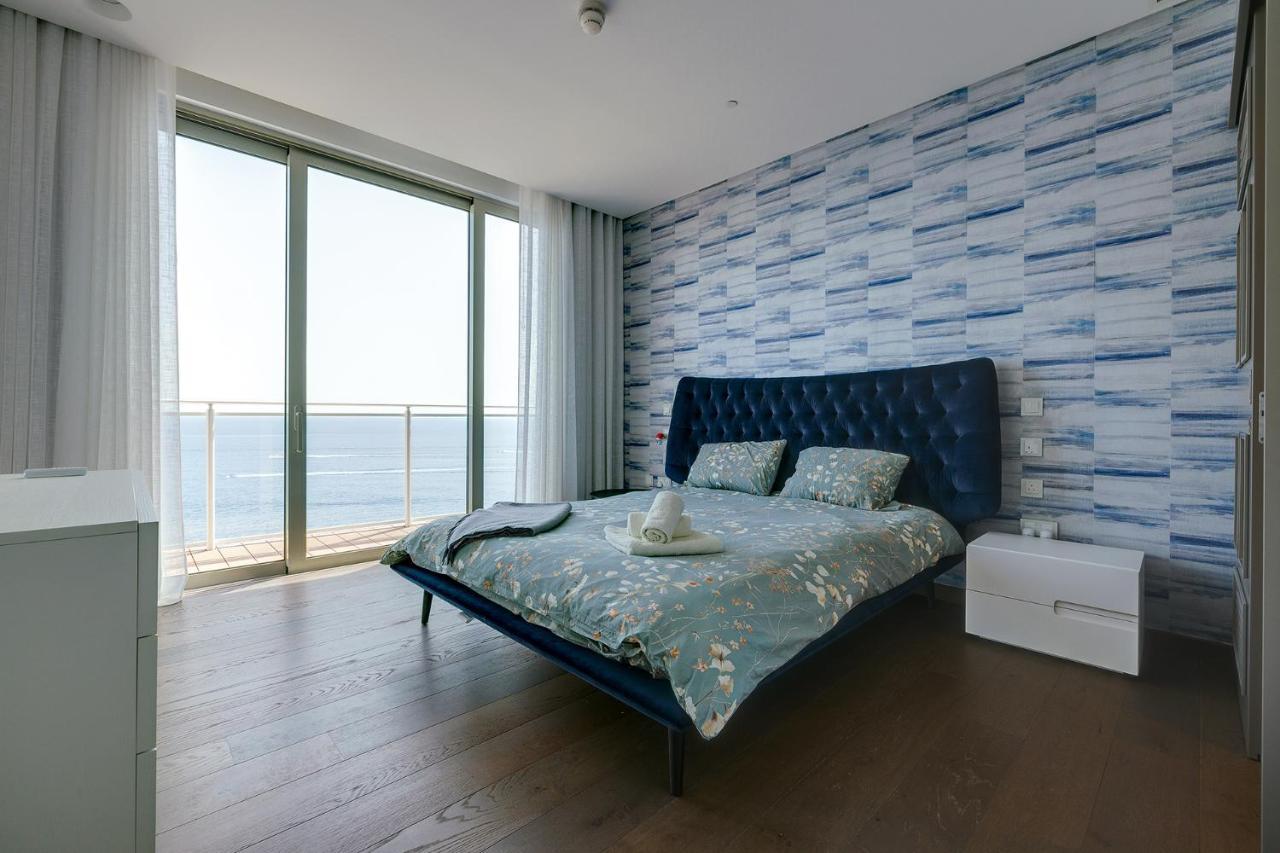 Super Luxury Apartment In Tigne Point, Amazing Sea Views Слима Екстериор снимка