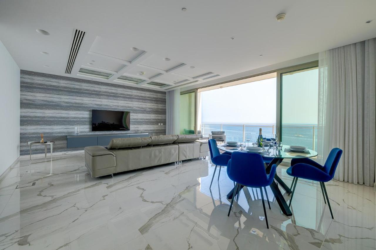 Super Luxury Apartment In Tigne Point, Amazing Sea Views Слима Екстериор снимка