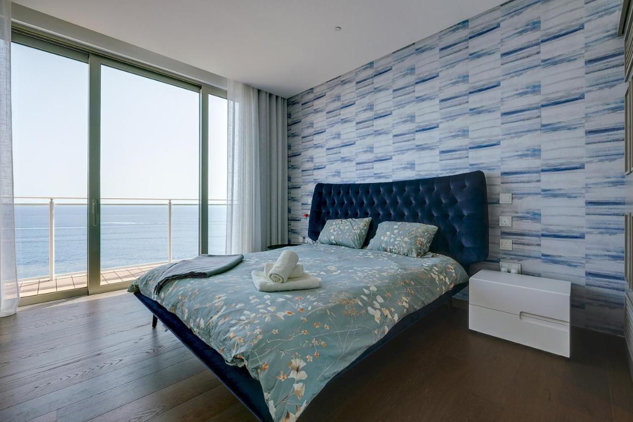 Super Luxury Apartment In Tigne Point, Amazing Sea Views Слима Екстериор снимка