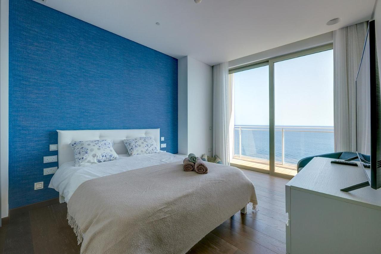 Super Luxury Apartment In Tigne Point, Amazing Sea Views Слима Екстериор снимка