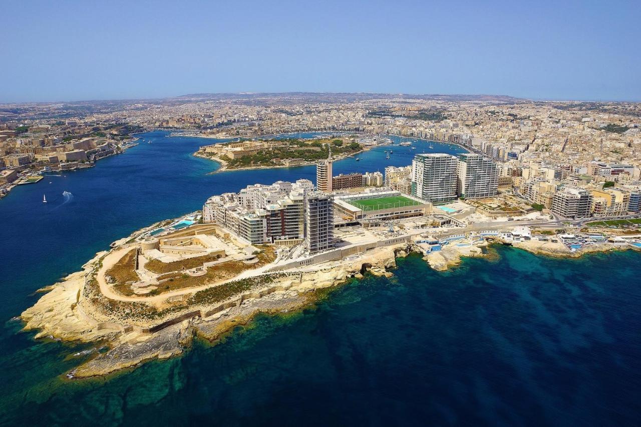 Super Luxury Apartment In Tigne Point, Amazing Sea Views Слима Екстериор снимка