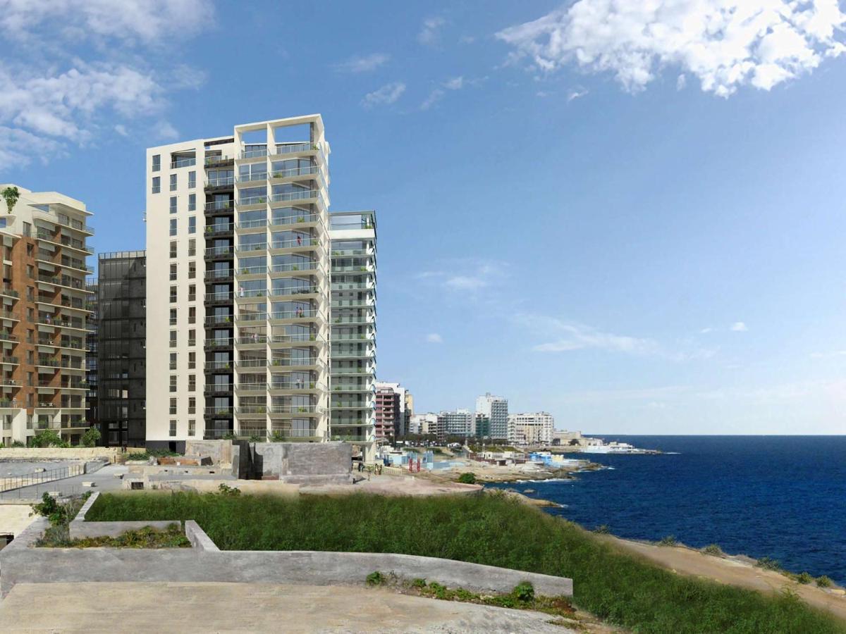 Super Luxury Apartment In Tigne Point, Amazing Sea Views Слима Екстериор снимка